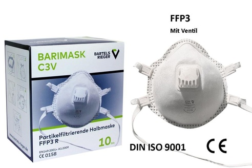 BartelsRieger FFP3-Maske BARIMASK C3V